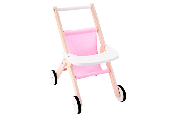 Holzbuggy rosa