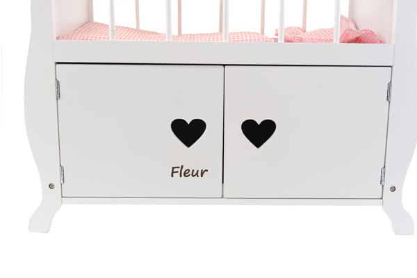 Name auf der linken Tür