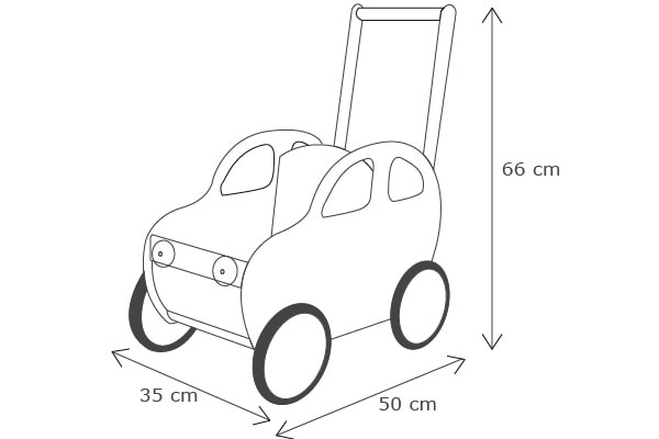 Abmessungen  Racer Red