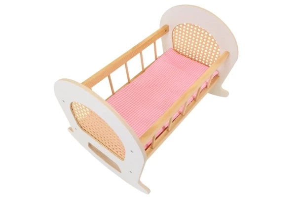 Eine Wiege die hin und her schaukeln kann