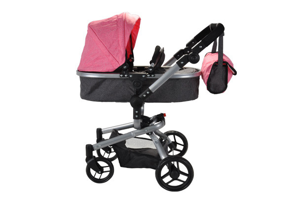 Puppenwagen Lachsrosa