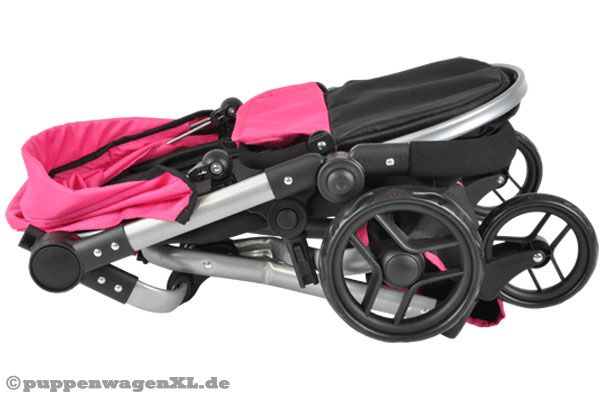 Komplett zusammenklappbar, praktisch aufzubewahren.