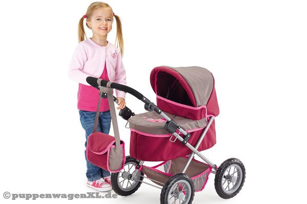 Bayer Trendy Princess Grey Puppenwagenxl De