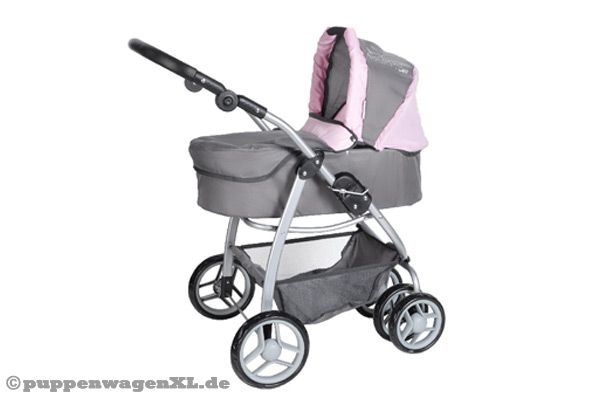 Knorrtoys Grey 3in1 Puppenwagenxl De