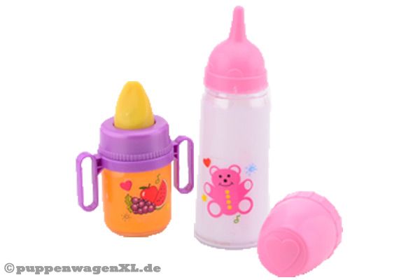 Magisches Fläschchen und Trinklernbecher.