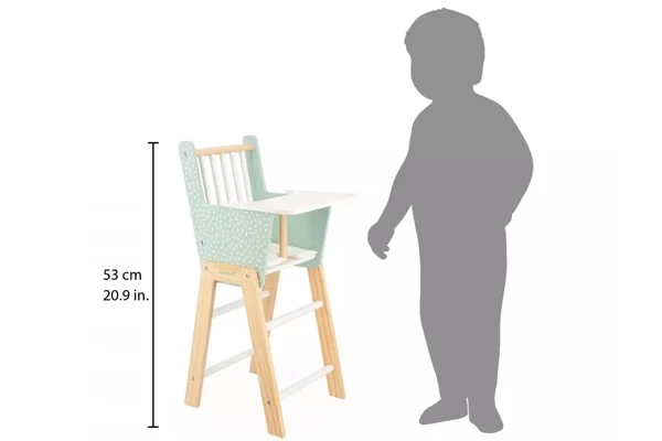 Höhe des Puppenstuhls: 53 cm