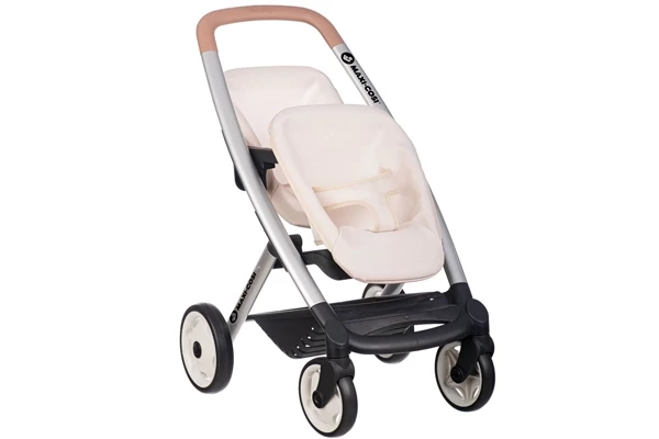 Smoby Maxi-Cosi Zwillinge Puppenbuggy beige