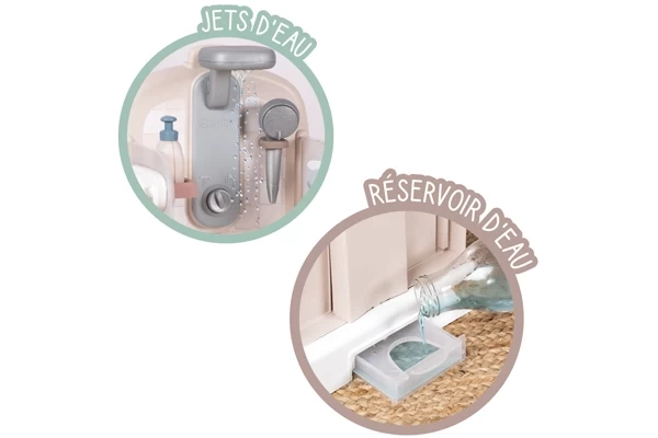 Füllen Sie das Reservoir mit Wasser und drücken Sie den Duschkopf