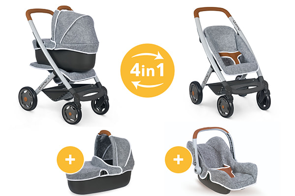 Puppenwagen-Buggy, Bett und Wippe