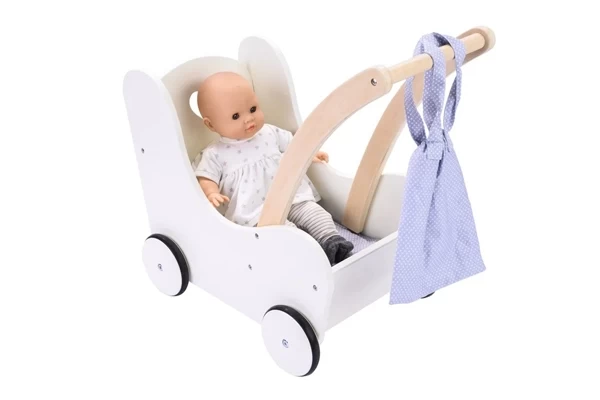 Und praktische Aufbewahrungstasche (ohne Puppe)