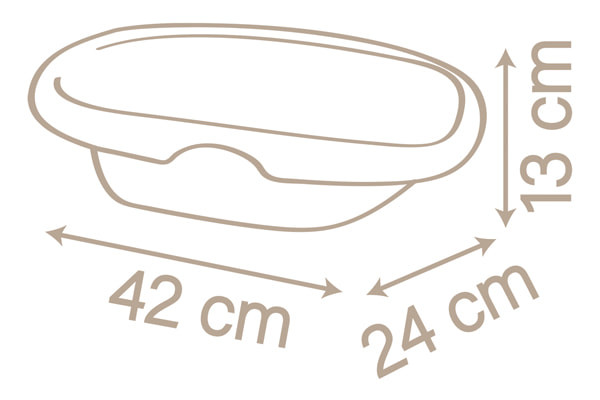 Abmessung: 42x24x13 cm