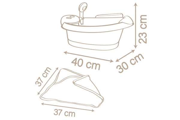 Abmessung: 40x30x23 cm