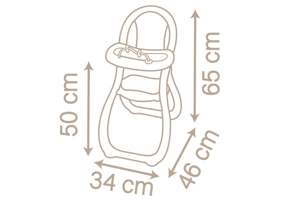 Abmessung: 34x46x65 cm