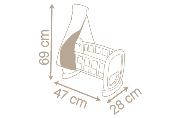 Abmessung: 47x28x69 cm