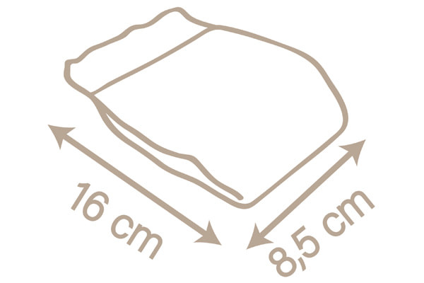 Abmessung: 8,5x16 cm